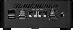 Неттоп MSI Cubi NUC 1M-043XRU Core 7 150U (1.8) 16Gb SSD512Gb Graphics CR без ОС 2xGbitEth WiFi BT 120W черный (9S6-B0B111-408)