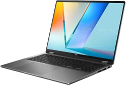 Ноутбук Asus Vivobook 16 Flip TP3607AA-SI086W Core Ultra 7 355 32Gb SSD1Tb Intel Graphics 16" OLED Touch WUXGA (1920x1200) Windows 11 grey WiFi BT Cam (90NB17B1-M005K0)