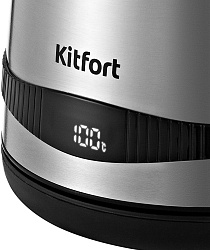 Чайник электрический Kitfort КТ-6121-5 1.7л. 2200Вт серебристый корпус: металл/пластик