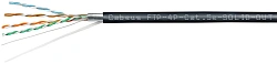 Кабель информационный Cabeus FTP-4P-Cat.5e-SOLID-OUT-PE-UV кат.5E F/UTP PE универсальный 305м черный