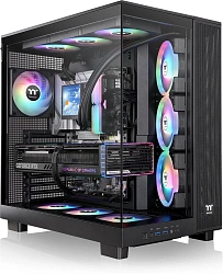 Корпус Thermaltake View 380 XL TG ARGB черный без БП ATX 5x120mm 2x140mm 2xUSB3.0 audio bott PSU