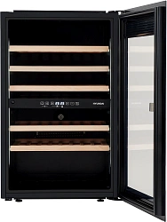 Винный шкаф Hyundai HBWC 0865 DCT 1-нокамерн. черный