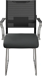 Кресло Метта Sit Air 24/7 M4-281K - Italy (F54) черный сиденье черный сетка/ткань полозья хром