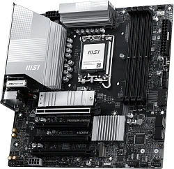 Материнская плата MSI PRO B860M-A WIFI6E Soc-1851 Intel B860 mATX AC`97 8ch(7.1) 5Gigabit RAID+HDMI+DP