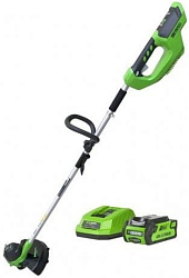 Триммер электрический Greenworks G40LTK4 аккум. разбор.штан. реж.эл.:леска