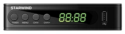 Ресивер DVB-T2 Starwind CT-200 черный