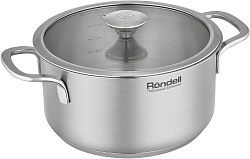 Кастрюля Rondell Modern RDS-1746 2л. d=18см (с крышкой) стальной