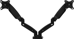 Кронштейн для мониторов Ultramounts UM705 черный 13"-27" макс.13кг настольный поворот и наклон верт.перемещ.