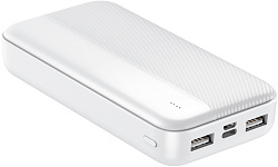 Мобильный аккумулятор TFN Solid PB-282 20000mAh 11W 2.1A 2xUSB-A белый (TFN-PB-282-WH)