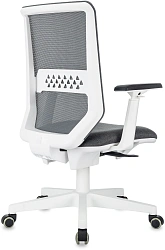 Кресло эргономичное Бюрократ MC-W611N серый TW SQU GR сетка/ткань крестов. пластик пластик белый