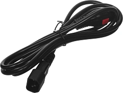 Шнур питания Lanmaster LAN-PP13L/14-2.0-BK C13-С14 проводник.:3x0.75мм2 2м 220В 10А черный