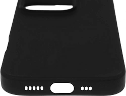 Чехол (клип-кейс) BoraSCO для Apple iPhone 16 Pro Microfiber Case черный (73691)