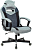 Кресло игровое Zombie VIKING 6 KNIGHT Fabric голубой с подголов. крестов. металл
