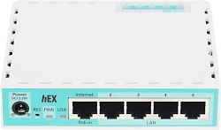 Маршрутизатор MikroTik hEX refresh (E50UG) 10/100/1000BASE-TX белый
