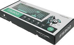 Клавиатура A4Tech Fstyler FS300 механическая черный/серый USB for gamer LED (FS300 PANDA ROCK)