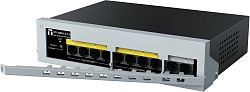 Коммутатор Netis ST110PDI-2-130 10x100Мбит/с 8PoE 130W неуправляемый