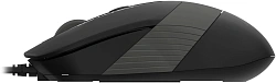 Мышь A4Tech Fstyler FM10T серый/черный оптическая 1600dpi USB для ноутбука 3but (FM10T GREY)