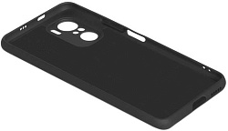 Чехол (клип-кейс) DF для Xiaomi Poco F3 poOriginal-04 черный (DF POORIGINAL-04 (BLACK))