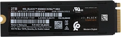 Накопитель SSD WD S PCIe 4.0 x4 2TB WDS200T2XHE Black SN850X M.2 2280