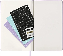 Ежедневник Moleskine CLASSIC Large 130х210мм 400стр. сиреневый