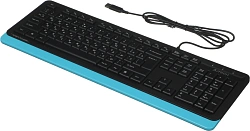 Клавиатура + мышь A4Tech Fstyler F1010 клав:черный/синий мышь:черный/синий USB Multimedia (F1010 BLUE)