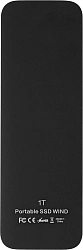 Накопитель SSD Hikvision USB-C 1TB HS-ESSD-P1000BWD 1000G BLACK 1.8" черный