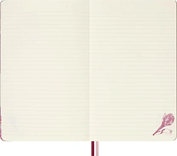 Блокнот Moleskine LIMITED EDITION SAKURA LESU09QP060 Large 130х210мм обложка текстиль 176стр. линейка твердая обложка розовый 2026