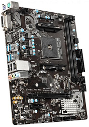 Материнская плата MSI B450M-A PRO MAX Soc-AM4 AMD B450 2xDDR4 mATX AC`97 8ch(7.1) GbLAN RAID+DVI+HDMI