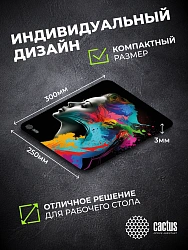 Коврик для мыши Cactus Color paint 300x250x3мм (CS-MPC-D08M)