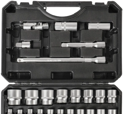 Набор головок Bort BTK-33 33 предмета (жесткий кейс)