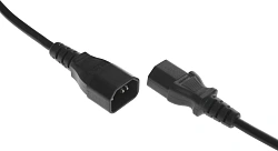 Шнур питания Lanmaster LAN-PP13/14-3.0-BK черный