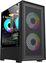 Корпус Accord ACC-1902 черный без БП mATX 2xUSB2.0 1xUSB3.0 audio bott PSU