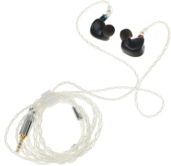 Наушники вкладыши Fiio FH5S 1.2м черный/медный проводные в ушной раковине (80001473)