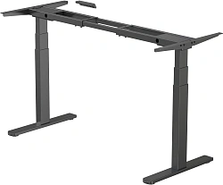 Подстолье Cactus CS-EDLF-BK черный каркас черный 120x71x60см