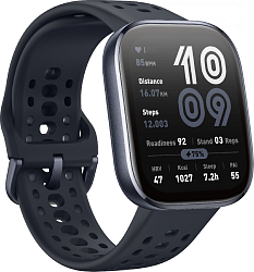 Смарт-часы Amazfit Bip 6 A2435 1.97" AMOLED корп.черный рем.черный разм.брасл.:130-195мм (6970100377866)