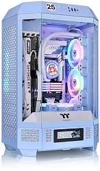 Корпус Thermaltake The Tower 300 Hydrangea голубой без БП mATX 8x120mm 6x140mm 2xUSB3.0 audio bott PSU