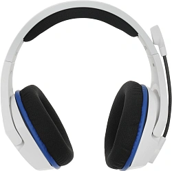 Наушники с микрофоном HyperX Stinger Core Wireless PS5 (CS002-WA) белый/голубой мониторные Radio оголовье (4P5J1AA)