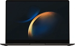 Ноутбук Samsung Galaxy Book 3 Pro NP944 Core i7 1360P 16Gb SSD512Gb Intel Iris Xe graphics 14" AMOLED 3K (2880x1800) Windows 11 Pro graphite WiFi BT Cam (NP944XFG-KC1IT)