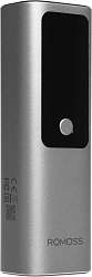 Мобильный аккумулятор Romoss PPU10 10000mAh QC/PD 130W 5A USB-A/USB-C серебристый/черный (6958377523001)