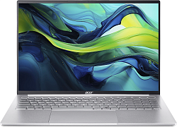 Ноутбук Acer SFL16-51M-54BL Core Ultra 5 115U 16Gb SSD512Gb Intel Graphics 16" IPS WUXGA (1920x1200) без ОС silver WiFi BT Cam 4810mAh (NX.D3UCD.002)