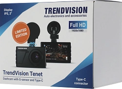 Видеорегистратор TrendVision Space TENET черный 1080x1920 1080p 150гр.