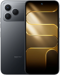 Смартфон Tecno Spark 50 128Gb 6Gb черный моноблок 3G 4G 2Sim 6.67" 720x1600 Android 16 50Mpix 802.11 a/b/g/n/ac/ax NFC GPS GSM900/1800 GSM1900 Protect FM microSD max2048Gb