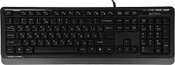 Клавиатура A4Tech Fstyler FK10 черный/серый USB (FK10 GREY) кабель 1.5м