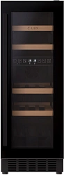 Винный шкаф Lex LWD3017BL dual zone 1-нокамерн. черный