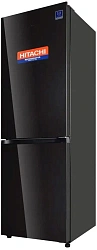 Холодильник Hitachi R-B410PUC6 BBK 2-хкамерн. черный глянц. инвертер