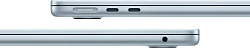 Ноутбук Apple MacBook Air A3240 M4 10 core 16Gb SSD512Gb/10 core GPU 13.6" Liquid Retina (2560x1664) macOS lt.blue WiFi BT Cam (MC6U4RU/A)