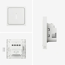Умный диммер Yandex YNDX-00530 1-нокл. с нейтралью белый
