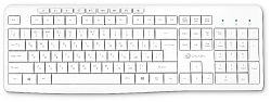 Клавиатура Оклик K225W белый USB беспроводная Multimedia (1875235)