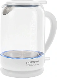 Чайник электрический Polaris PWK 1753CGL 1.5л. 1950Вт белый корпус: стекло/пластик