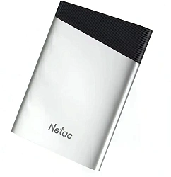 Накопитель SSD Netac USB-C 2TB NT01Z6S-002T-32SL Z6S 2.5" серебристый